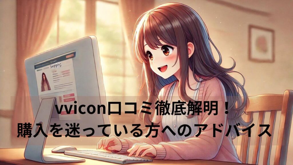 vvicon口コミ徹底解明！ 購入を迷っている方へのアドバイス (1)